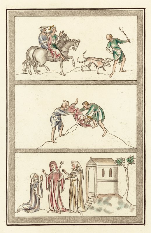 Cenelm, Roi de Mercie, chasse, meurtre du Roi, Abbesse, nonne et anachorète - English School