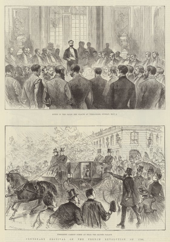 Festival du centenaire de la Révolution française de 1789 (gravure) - English School