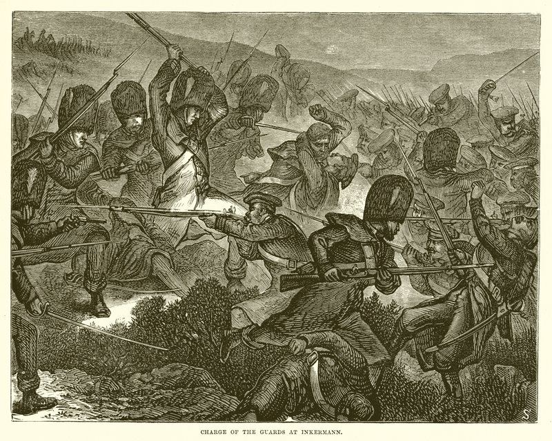 Charge des gardes à Inkermann - English School
