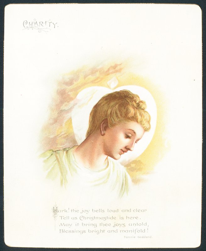 Charité, carte de Noël - English School