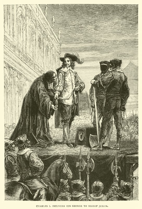 Charles Ier remet son George à l