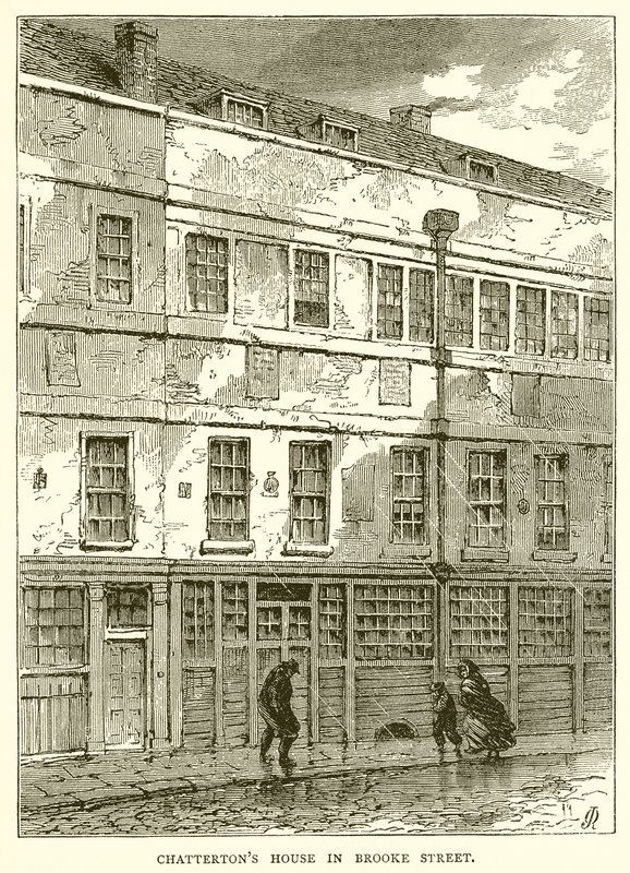 Maison de Chatterton dans Brooke Street - English School