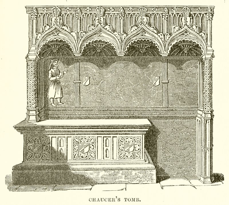 Tombe de Chaucer - English School