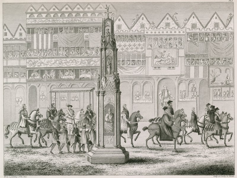 Cheapside Cross, tel qu