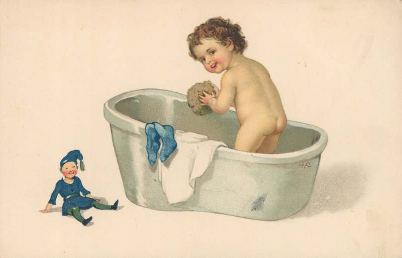 Enfant dans le bain - English School