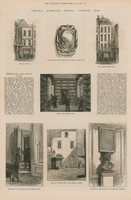Maison bancaire Childs à Temple Bar - English School