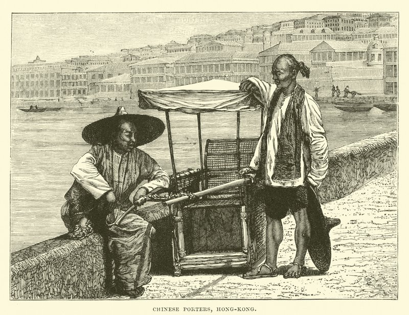 Porteurs chinois, Hong-Kong - English School