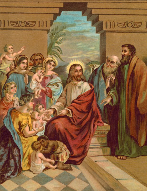 Le Christ bénissant les Enfants - English School