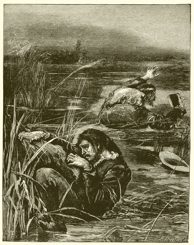 Chrétien et Malléable dans le bourbier du découragement - English School