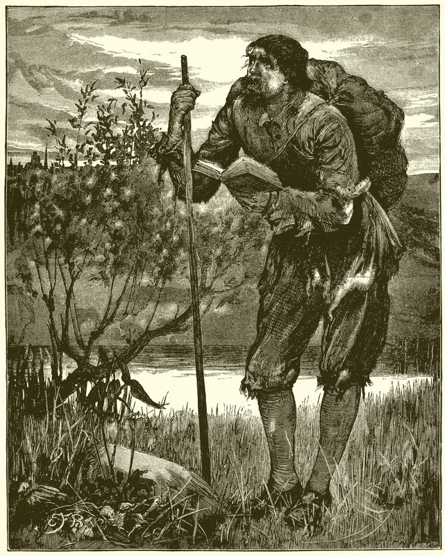 Chrétien vu par Bunyan dans son rêve. J