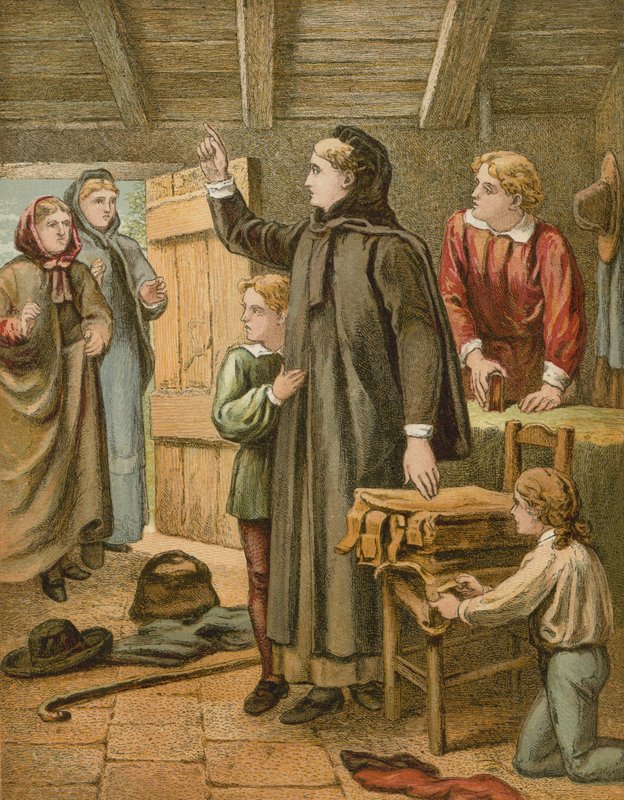 Christiana visitée par deux voisins - English School