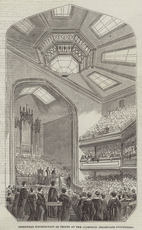 Distribution des prix de Noël à l