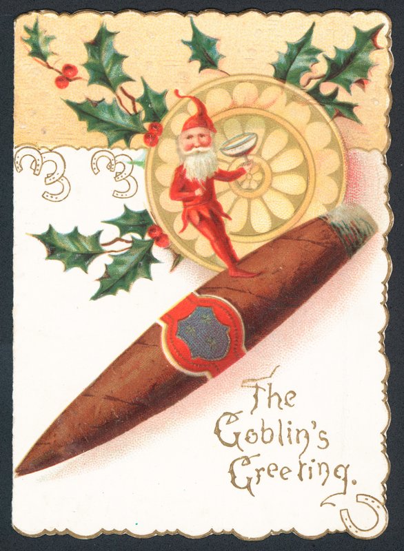Carte de Noël - Le salut des gobelins - English School