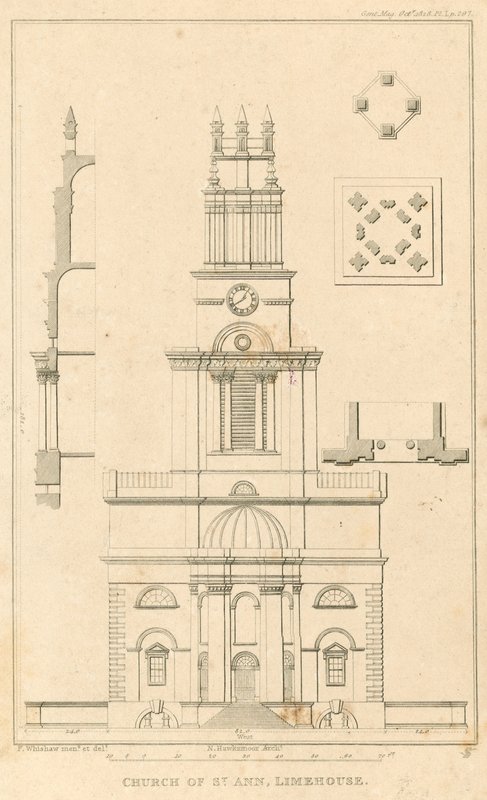 Église de St Ann, Limehouse, Londres - English School