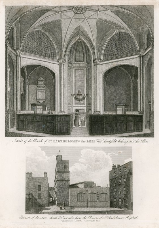 Église de St Bartholomew le Petit, West Smithfield - English School
