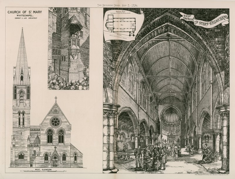 Église de St Mary à Whitechapel - English School