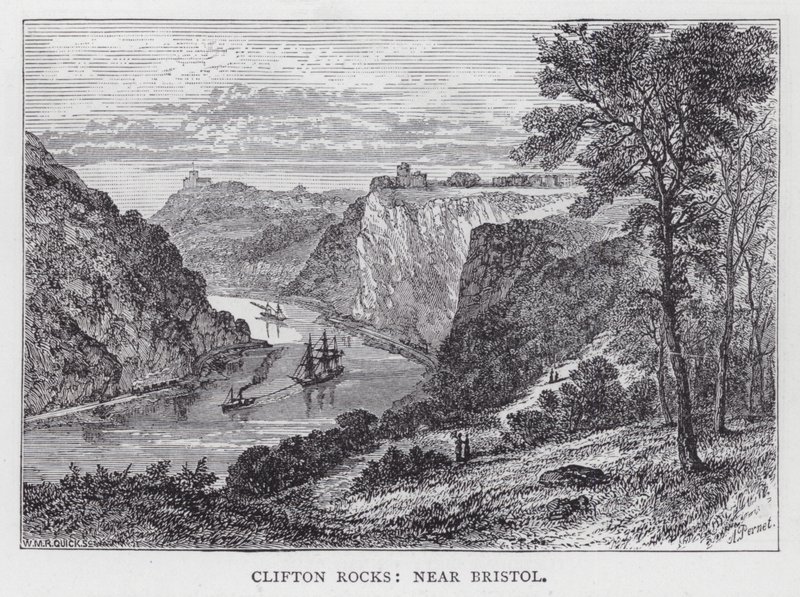 Rochers de Clifton, près de Bristol - English School