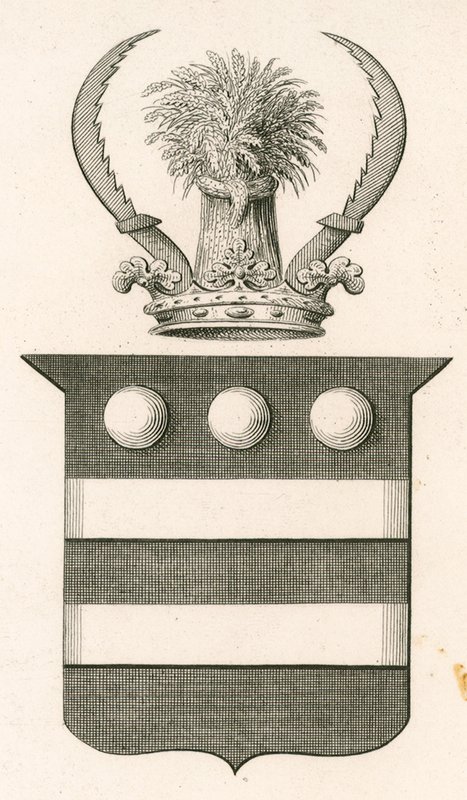 Blason de Sir Edward Hungerford - English School