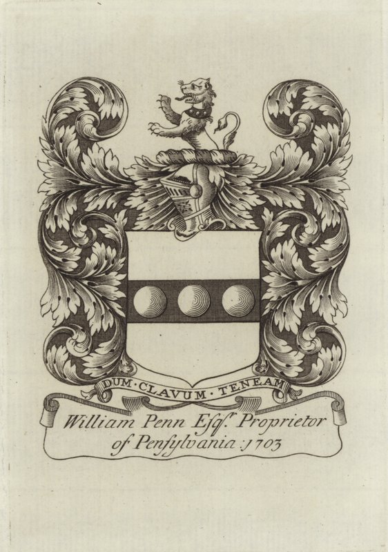 Blason de William Penn - English School