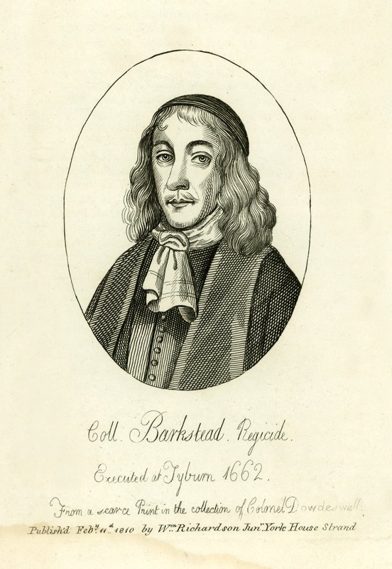 Colonel John Barkstead - English School