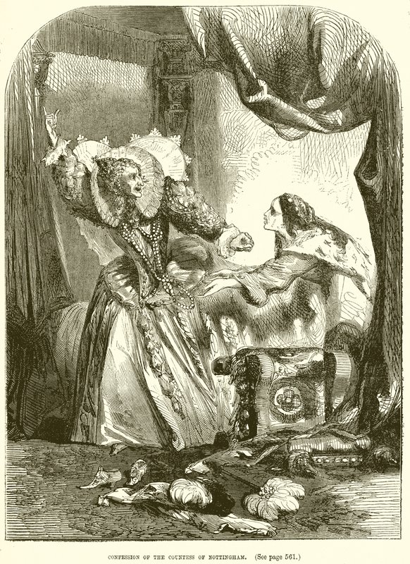 Confession de la Comtesse de Nottingham - English School
