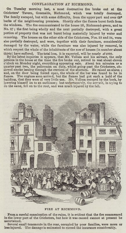 Conflagration à Richmond - English School