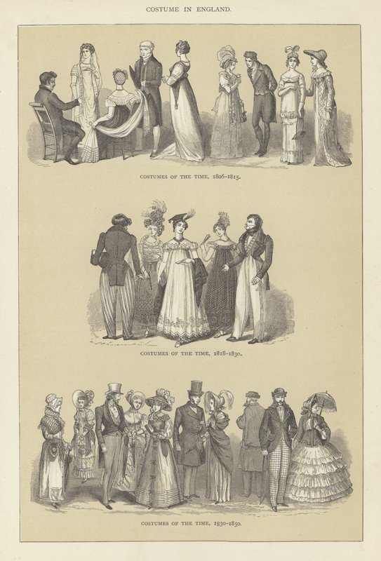 Costume en Angleterre - English School