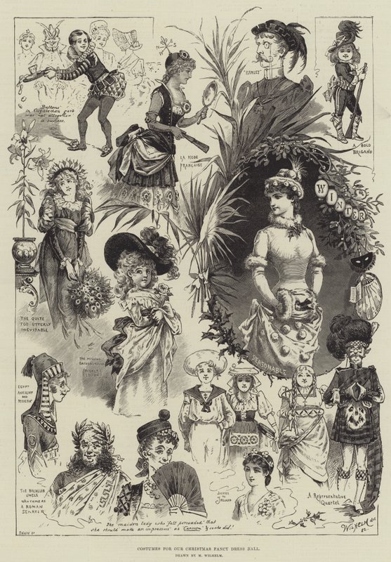 Costumes pour notre bal costumé de Noël - English School