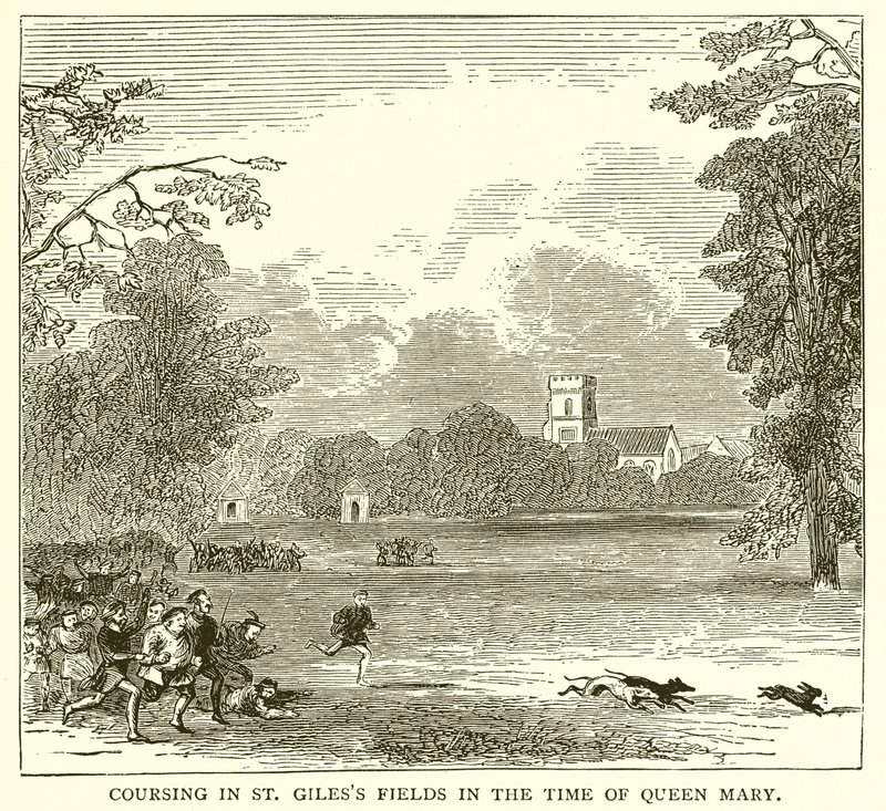 Chasse dans les champs de St. Giles à l