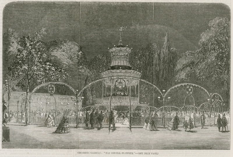 Jardins de Cremorne, Londres : La Plateforme de Cristal - English School