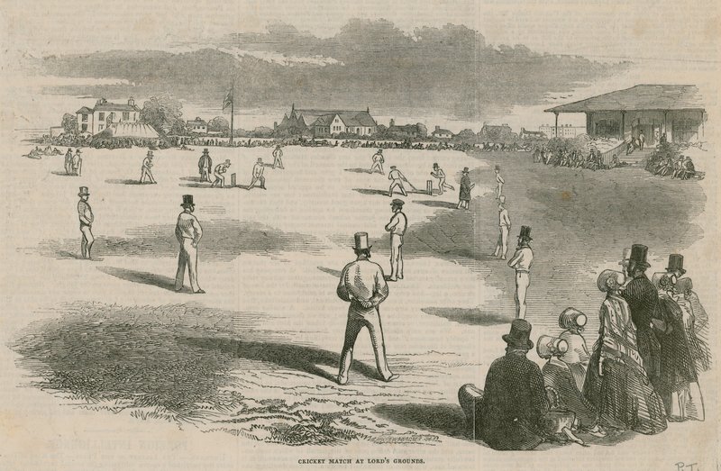 Match de cricket à Lords Grounds - English School
