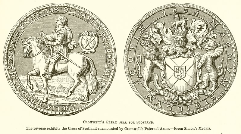 Grand sceau de Cromwell pour l