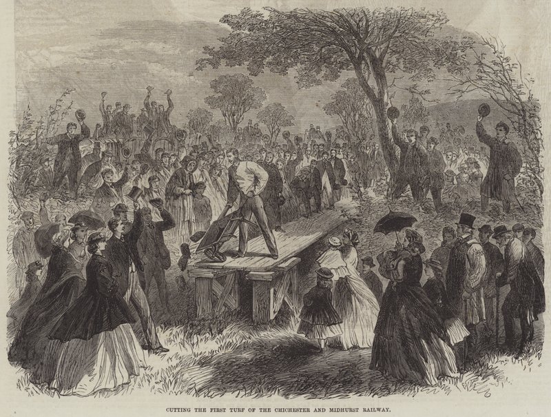 Coupe du premier gazon du chemin de fer de Chichester et Midhurst - English School