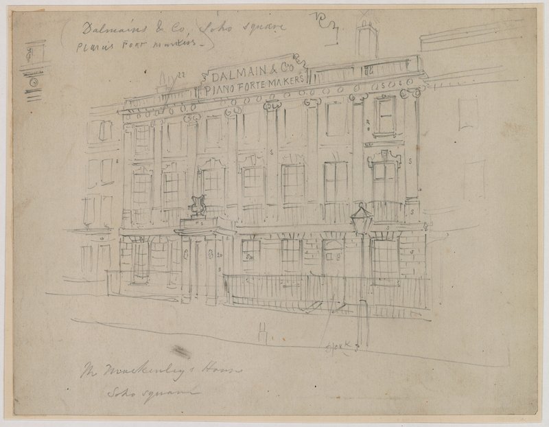 Fabricants de pianos DAlmains, Soho Square - English School