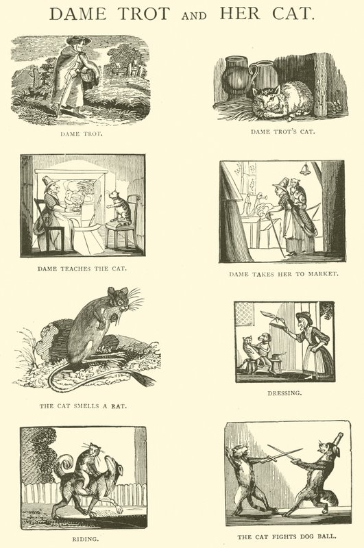 Dame Trot et son chat - English School