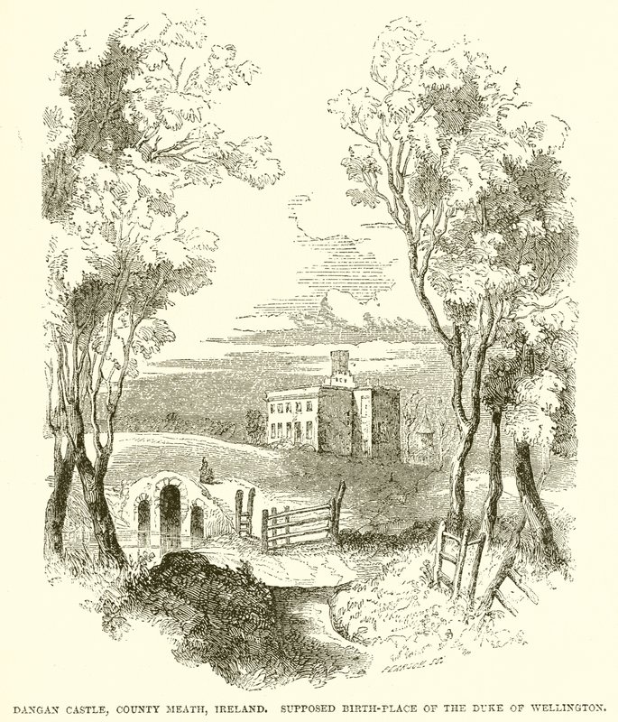 Château de Dangan, Comté de Meath, Irlande. Supposé lieu de naissance du duc de Wellington - English School