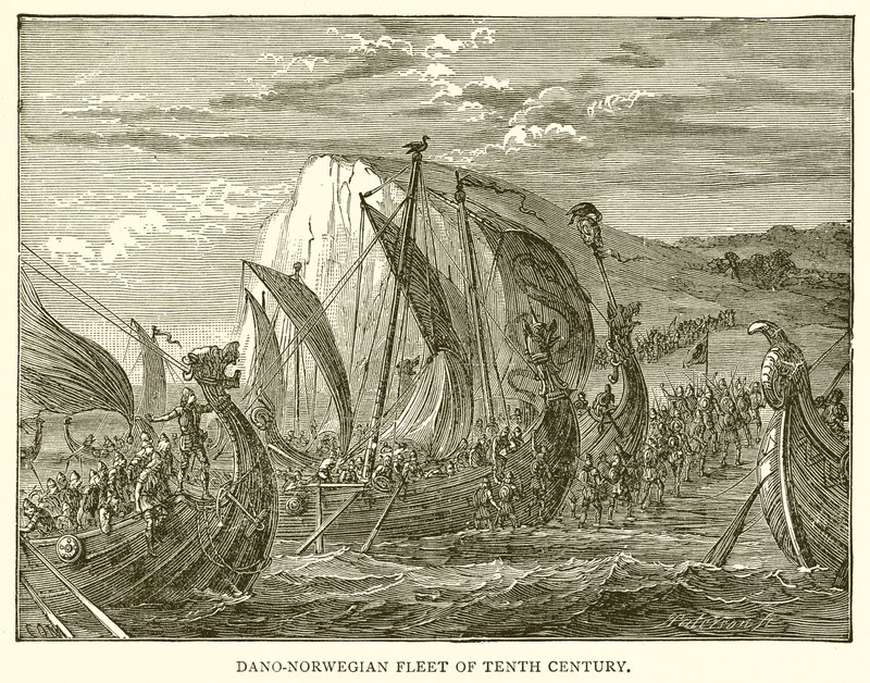 Flotte dano-norvégienne du Xe siècle - English School