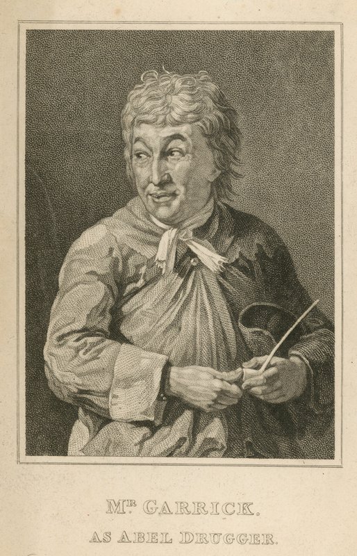 David Garrick, acteur, en Abel Drugger - English School