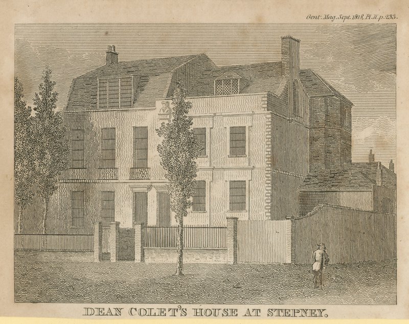 Maison de Dean Colet à Stepney - English School