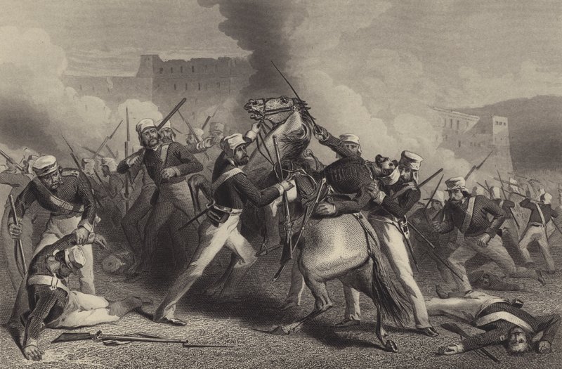 Mort du brigadier Adrian Hope lors de l