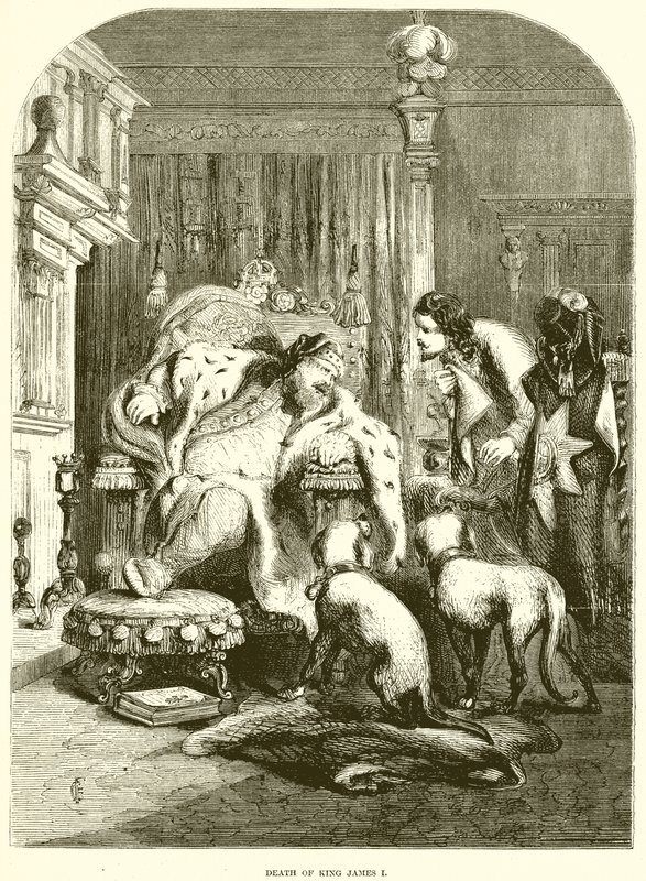 Mort du roi Jacques Ier - English School