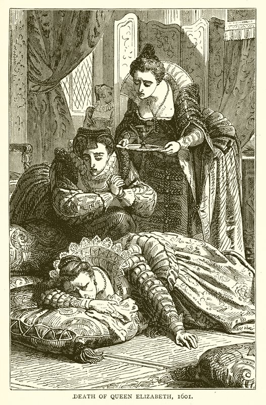 Mort de la Reine Élisabeth, 1601 - English School