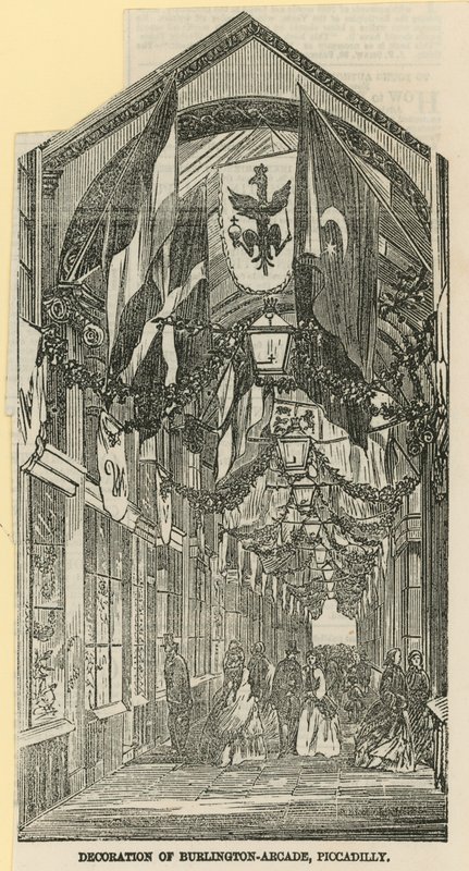 Décoration de Burlington Arcade - English School
