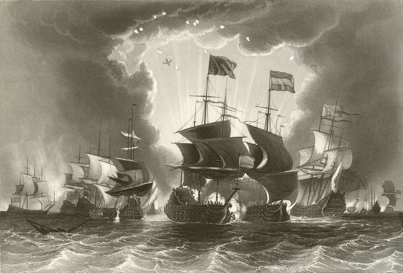 Défaite de la flotte hollandaise par l