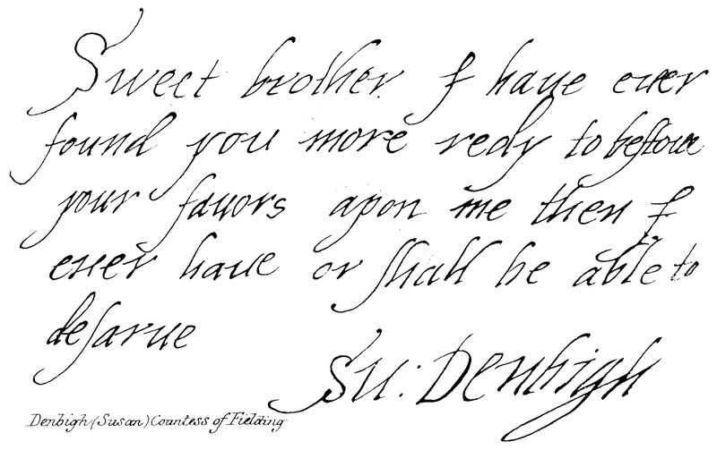 Susan, comtesse de Denbigh - English School