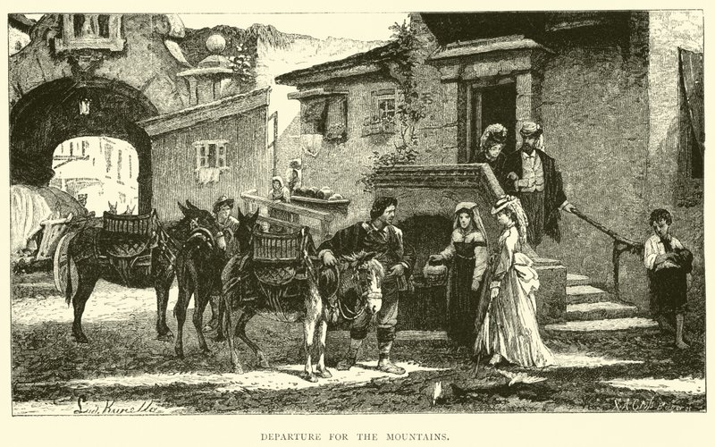 Départ pour les montagnes - English School