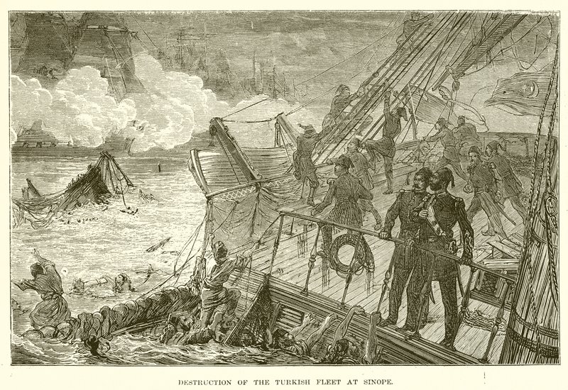 Destruction de la Flotte Turque à Sinope - English School