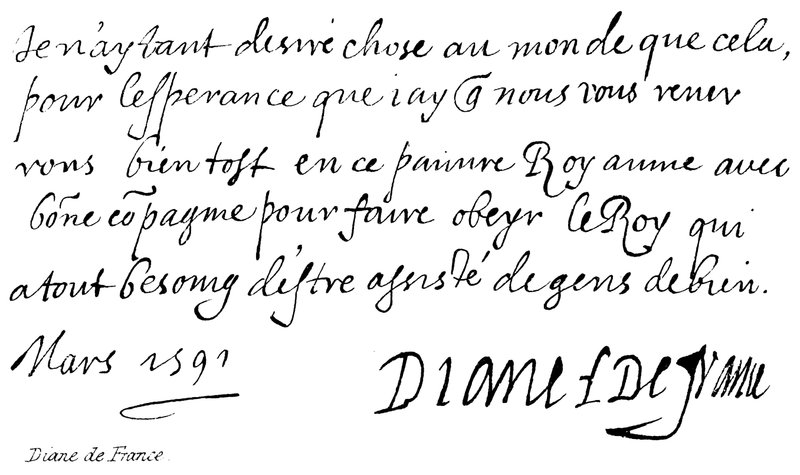 Diane de France - English School