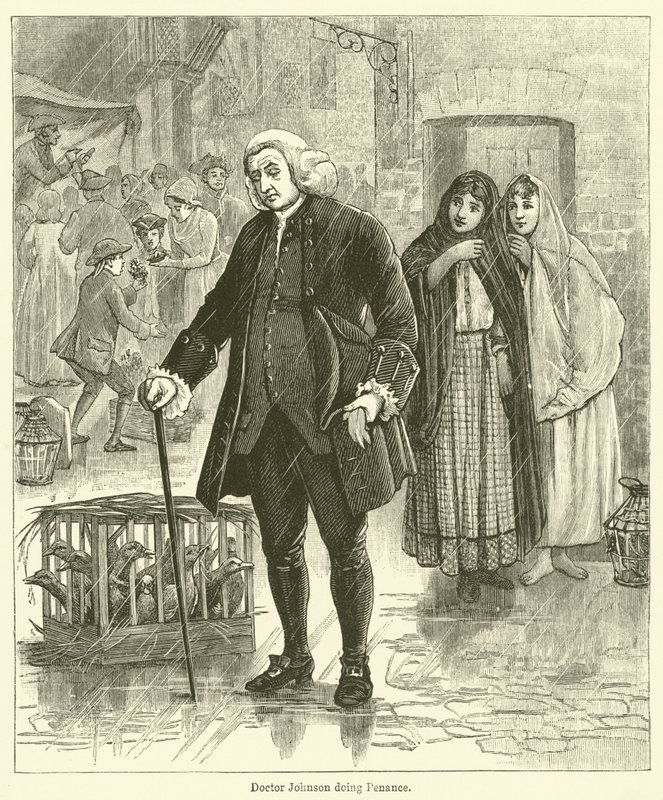 Le Docteur Johnson faisant pénitence - English School
