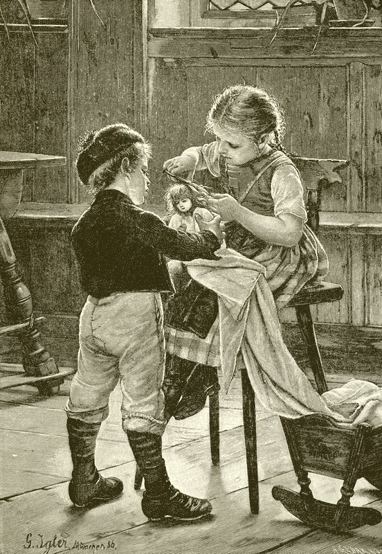 La toilette de Dolly - English School